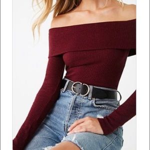 Off The Shoulder Sweater